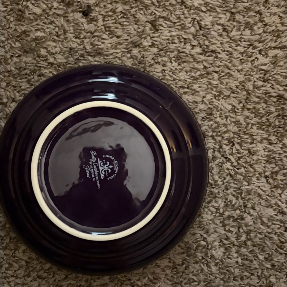 Homer Laughlin Deep Purple Plate